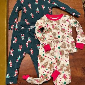 Christmas baby pajama sets - 6-9 month